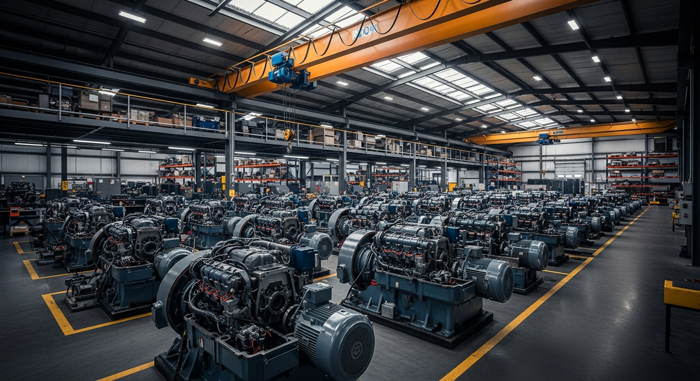 Almacén de motores industriales MotorPro